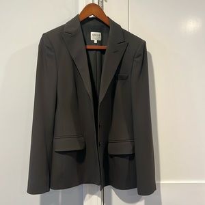 Armani Collezioni olive brown blazer size 8